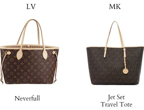 louis vuitton neverfull vs michael kors tote|Neverfull vs st louis tote.